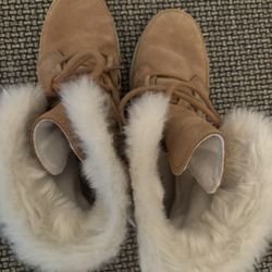 Sorel Women Winter Shearling Hiking Boots