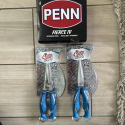 Penn Fierce lV 2500 & Cuda Pliers And Shears