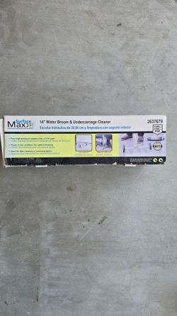 14" water broom & undercarriage cleaner