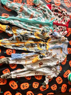 Baby Zip-Up Romper Onesies Bundle – 5 Pieces