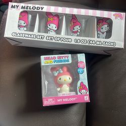 My Melody Shot Glasses And  Die Cast 