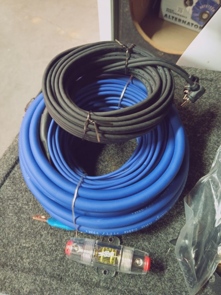 Sky High 4 gauge Amplifier Installation Kit. High quality full kit delivery Portland Vancouver