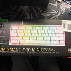 Huntsman V3 Pro Mini WHITE EDITION **BRAND NEW**