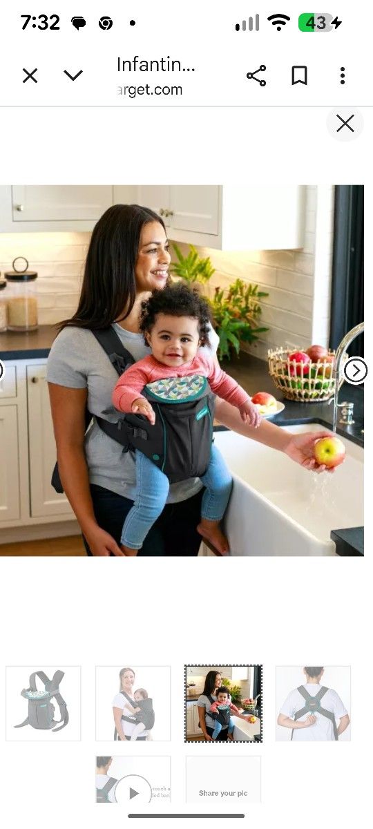Baby Carrier -Hands Free