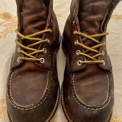 Red Wing Heritage 8880 Classic Moc Toe Boots Bourbon Yuma Leather 11D