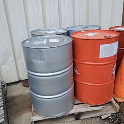 $18 Each, 55-Gallon Metal Drums/Barrels/Containers 