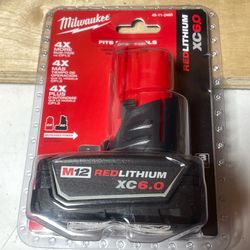 Milwaukee M12 12-Volt Lithium-Ion 6.0Ah XC Extended Capacity Battery