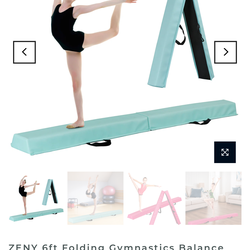 Gymnastic beam bar