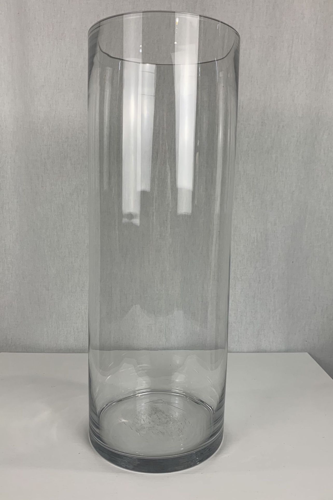 Big Cylinder Glass Vase 