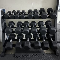 Dumbell , Rack & Bench