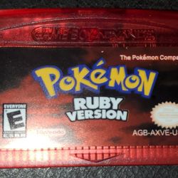 Pokemon Ruby GBA Video Game Cartridge Gameboy Advance 