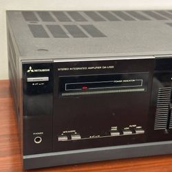 Vintage 1980s Mitsubishi DA-U155 Working Stereo Integrated Amplifier