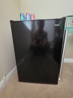 Haier QHE03GGMBB, a popular 2.7-cu. ft. ENERGY STAR Compact Refrigerator.
