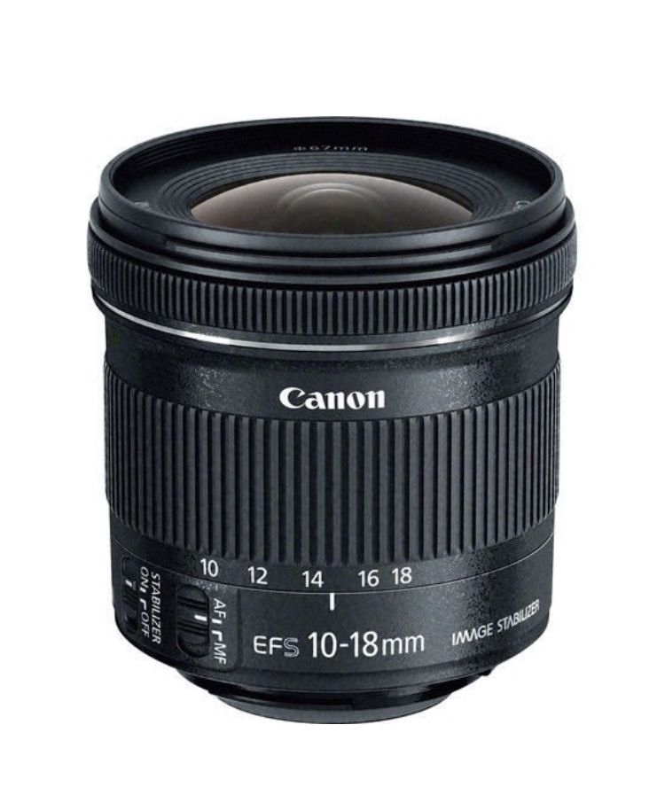 Canon EF-S 10-18mm f/4.5-5.6 IS STM Ultra-Wide Zoom Lens, Black