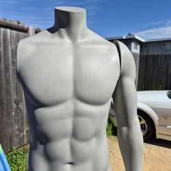 Male mannequins full body half body adjustable and arms