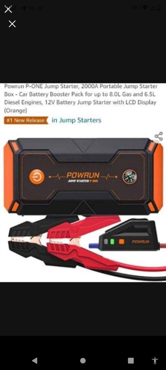 Jump Starter 2000a