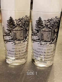 Coca Cola Houchens First Store Glass