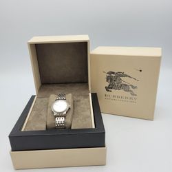 Burberry BU7856 Stainless Steel Swiss Made Women’s Watch – Complete Set
