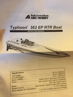 Typhoon rc boats outlet