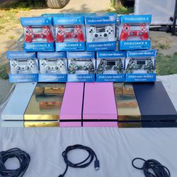 1 Sealed Brand New controller & 1 PS4 500GB Playstation 4 500GB $180! EACH... $30! EXTRA BRAND NEW CONTROLLER. all work 100% each