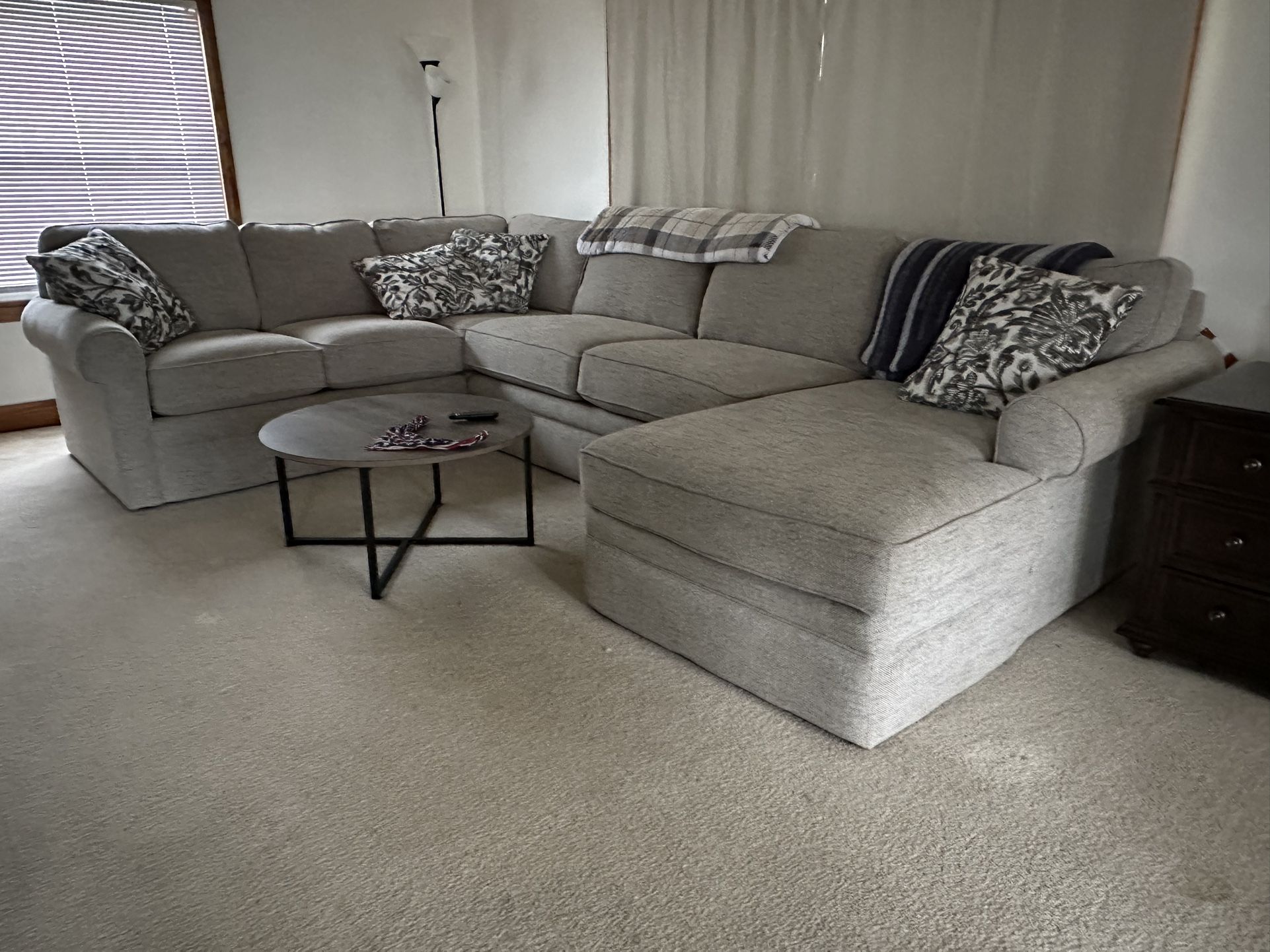 La-Z-Boy Sectional With Storage Chaise