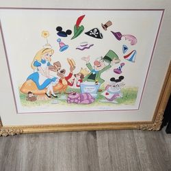 Limited Edition Disney Litograph 109/ 500. Certificate Of Authenticity