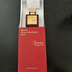 Baccarat Rouge 540 Extrait De Parfum 100ML  Open Box