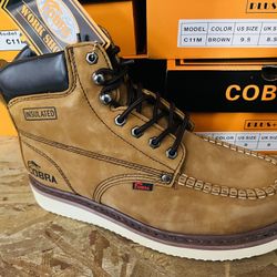 Real Leather Work Boots $50