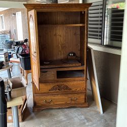 Free Armoire Solid Oak