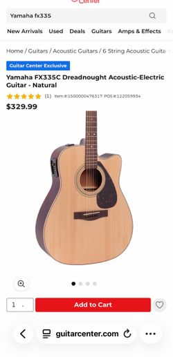 Yamaha FX335C Acoustic-Electric Guitar