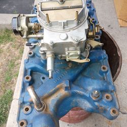 351W Intake manifold & Fomoco 4bl Carb