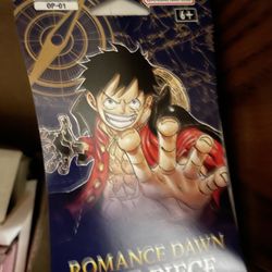 One Piece Op01 Romance Dawn Pre Errata Original Release First Wave Sleeved Booster Pack 
