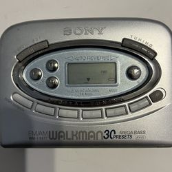 Sony Walkman Digital radio Cassette Player Auto Reverse (WM-FX477) for parts