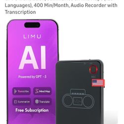 LIMU AI Voice Recorder  - OPEN BOX