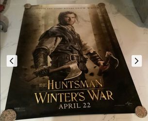 The Huntsman Winter’s War Bus Shelter Movie Poster Approx 48x70