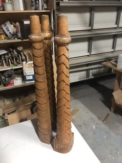 Tommy Bahama solid wood table legs. 29” high