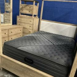 Pottery Barn Style Canopy Bedroom Set