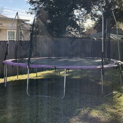 Trampoline For A Good Price In Good Condition 