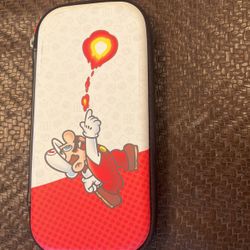 PowerA Nintendo Switch SUPER MARIO Fire Ball Travel Slim Case Only