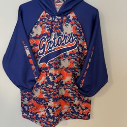Mens Sandknit Florida Gators Hoodie, Medium. Pre-owned