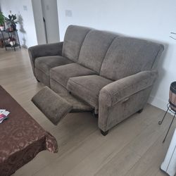 Lazy Boy Relining Couch With USB Ports On Both Sides