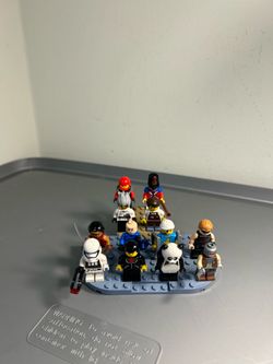 LEGO Minifigure Bundle Star Wars Ninjago Castle Pirate Mixed Lot 12 Figures