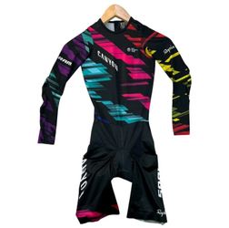 Rapha Women Racing TT Skinsuit Time Trial Sz 1 Canyon SRAM UCI Womens Team Socks