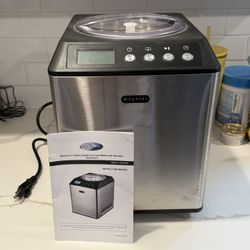 Barely used Whynter Ice Cream Maker ICM-201SB