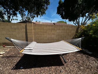 Backyard hammock