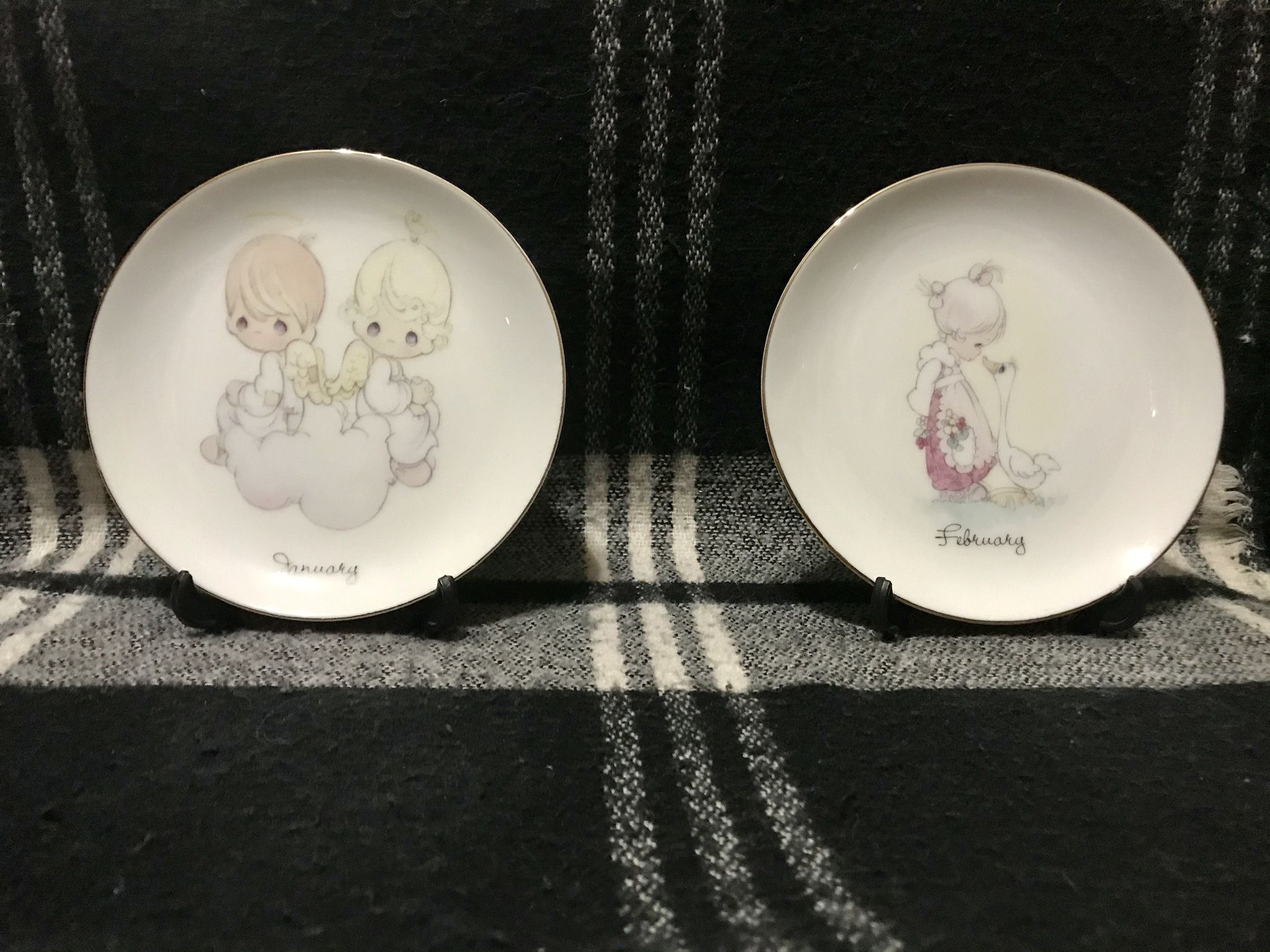 “Precious Moments” Monthly Plates 