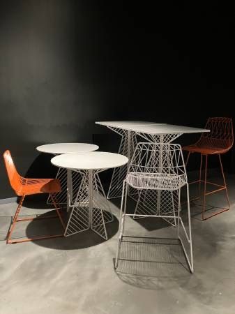 Various "Bend" Wire Furniture Pieces