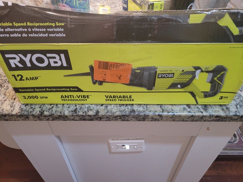 Ryobi 12 Amp Variable Speed Reciprocating Saw