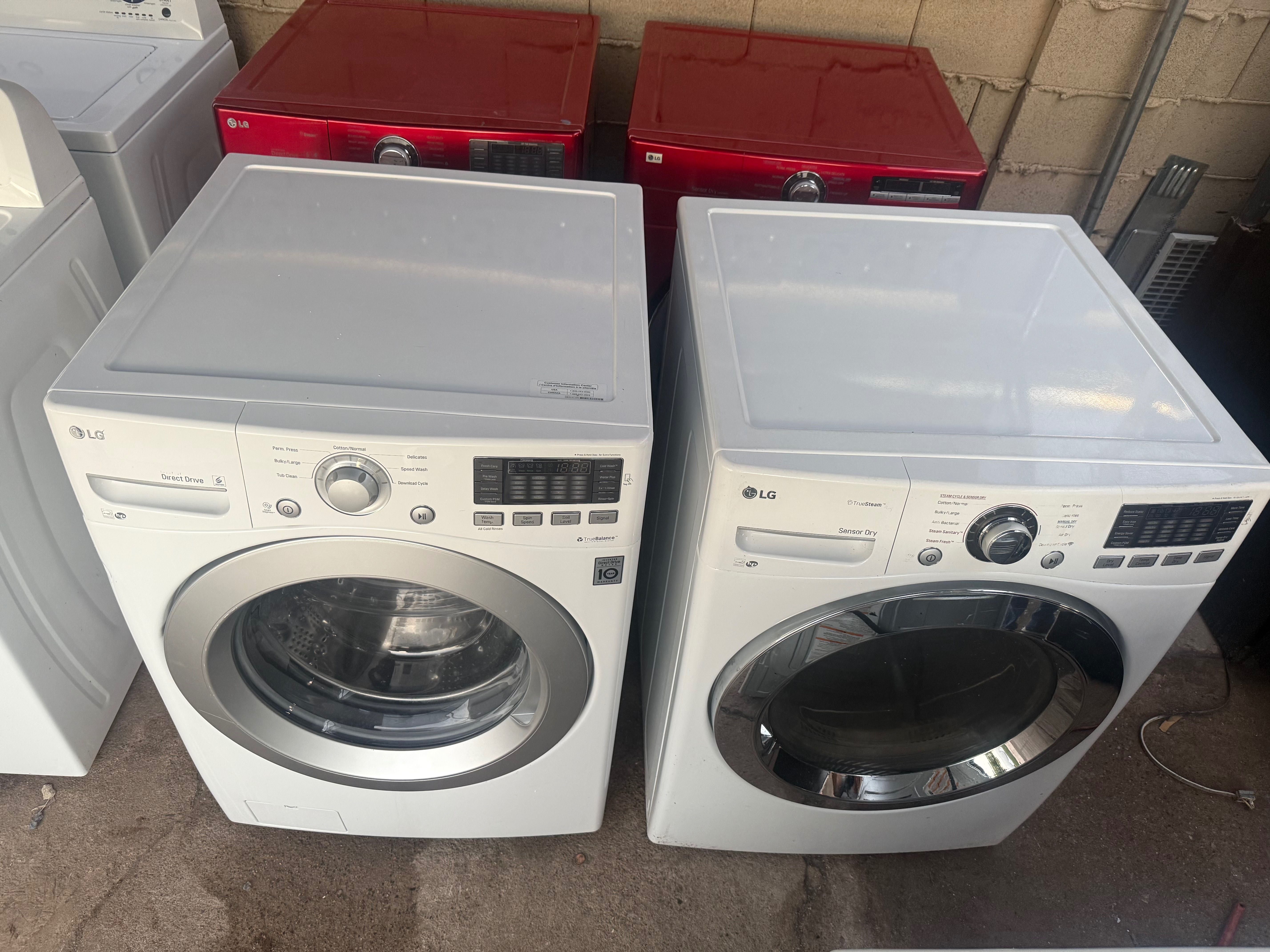 Lg washer and electric dryer Front Load Stackable 4.5&7.4
