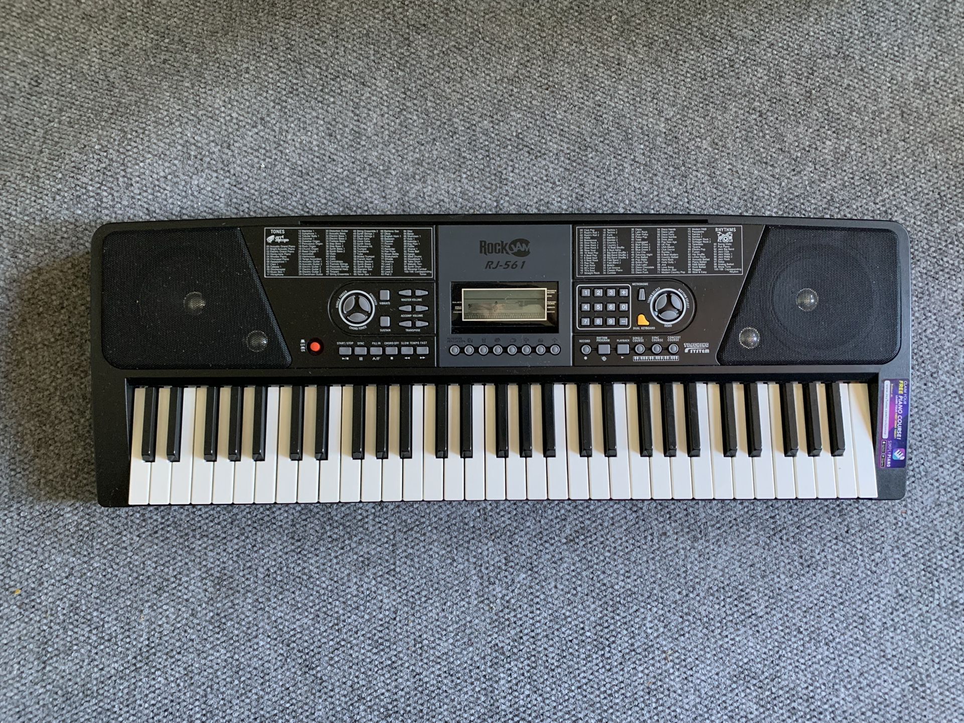 Rockjam RJ-561 Electric Keyboard